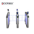 Swing Gate Turnstile Gym Barrier Gate With Face Recognition Terminal System