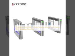 ระบบรักษาความปลอดภัยประตูหมุนแบบสูงเอวสำหรับคนเดินเท้า พร้อมระบบตรวจจับการตามติด